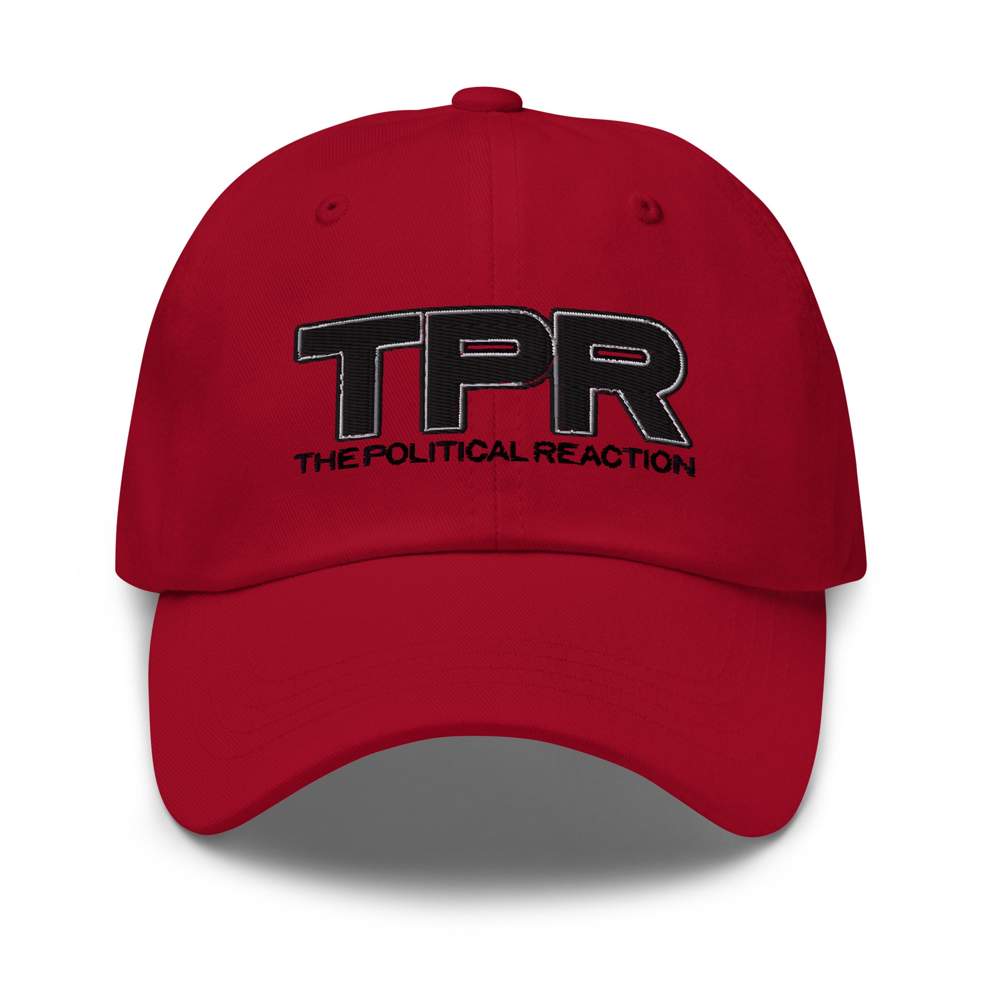 TPR-dad-hat-Red-front