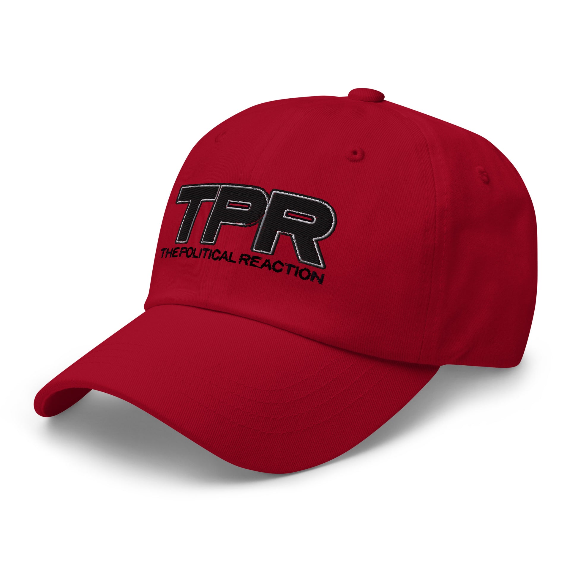 TPR-dad-hat-Red-front