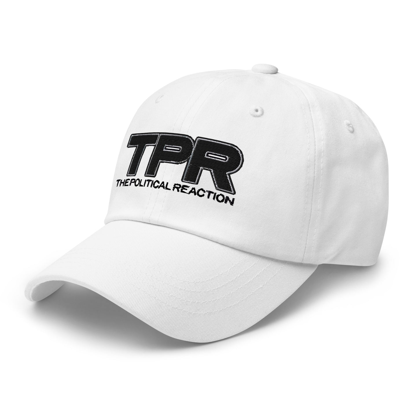 TPR-dad-hat-White-front