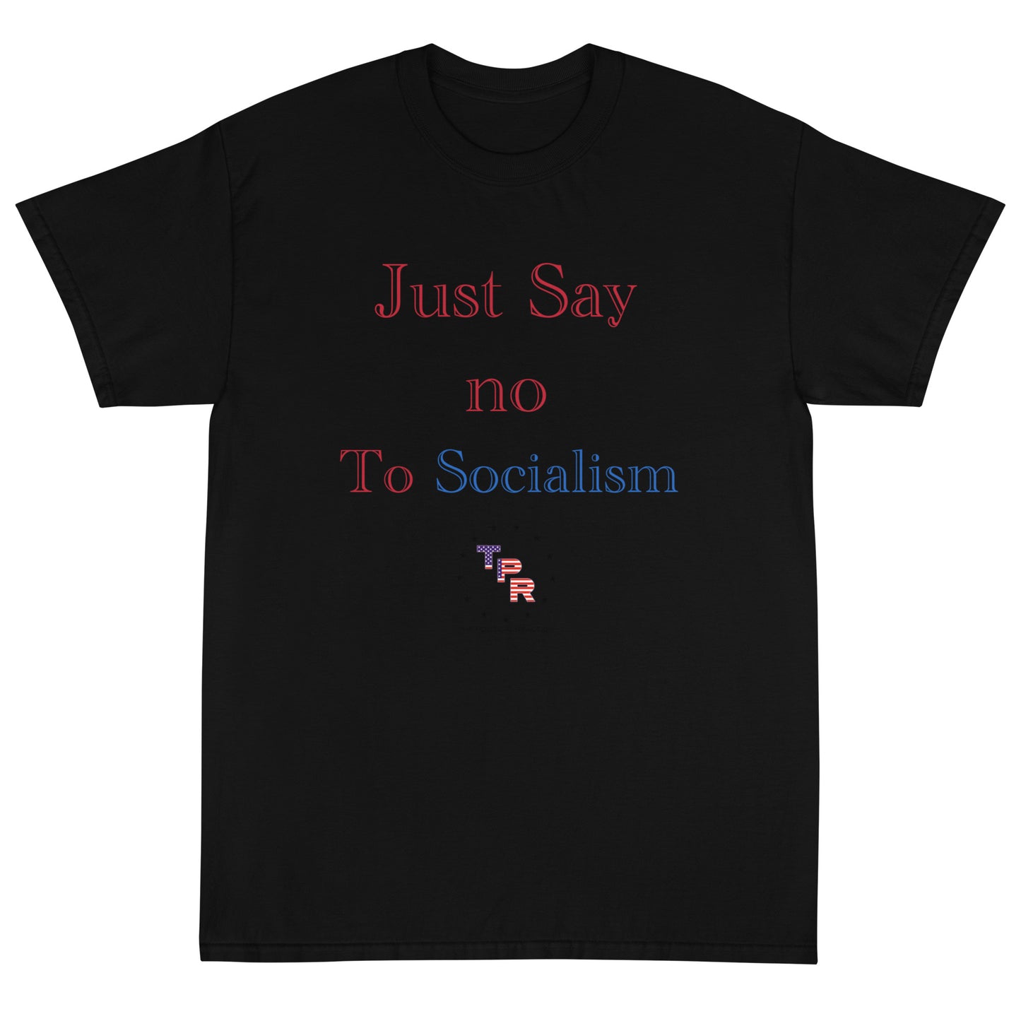 Just-say-no-to-socialism-t-shirt-Black
