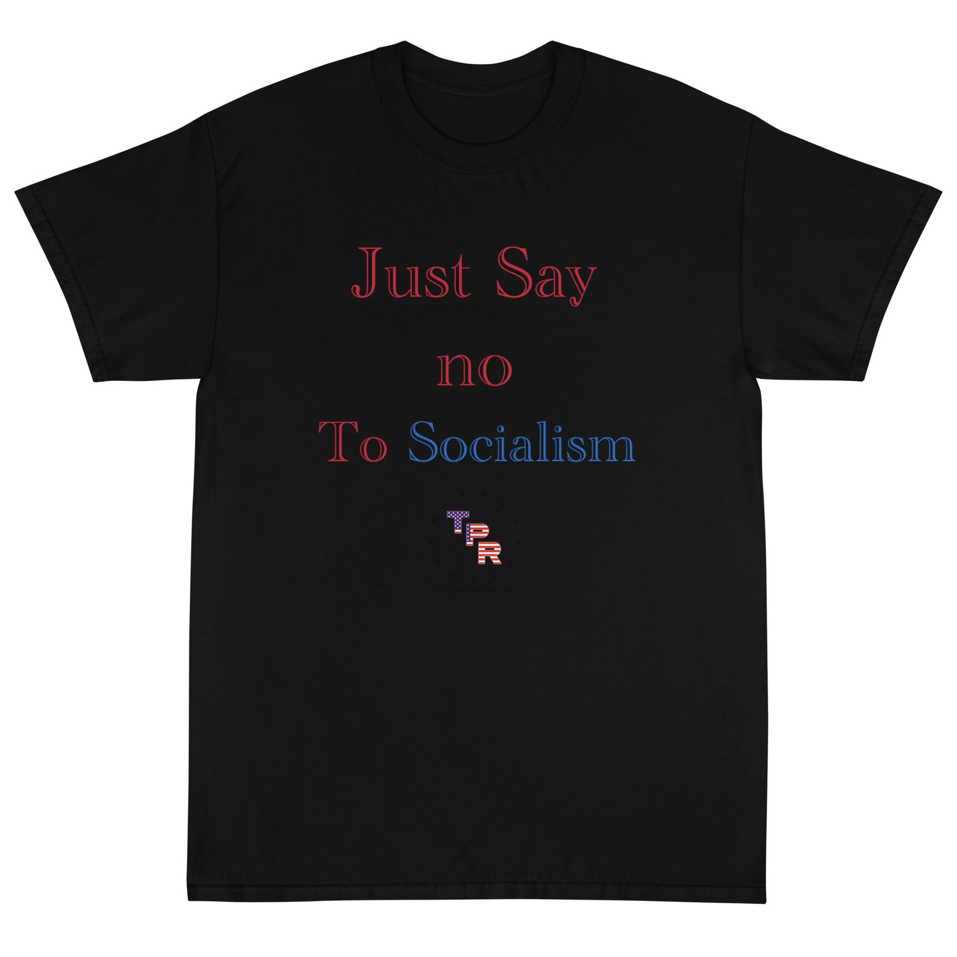 Just-say-no-to-socialism-t-shirt-Black