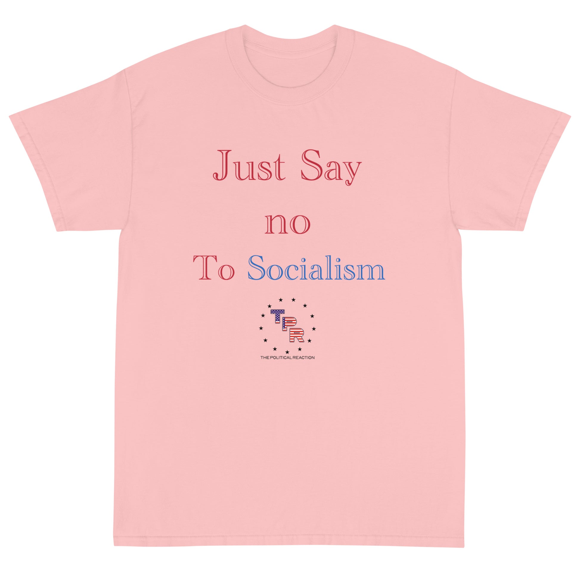 Just-say-no-to-socialism-t-shirt-pink