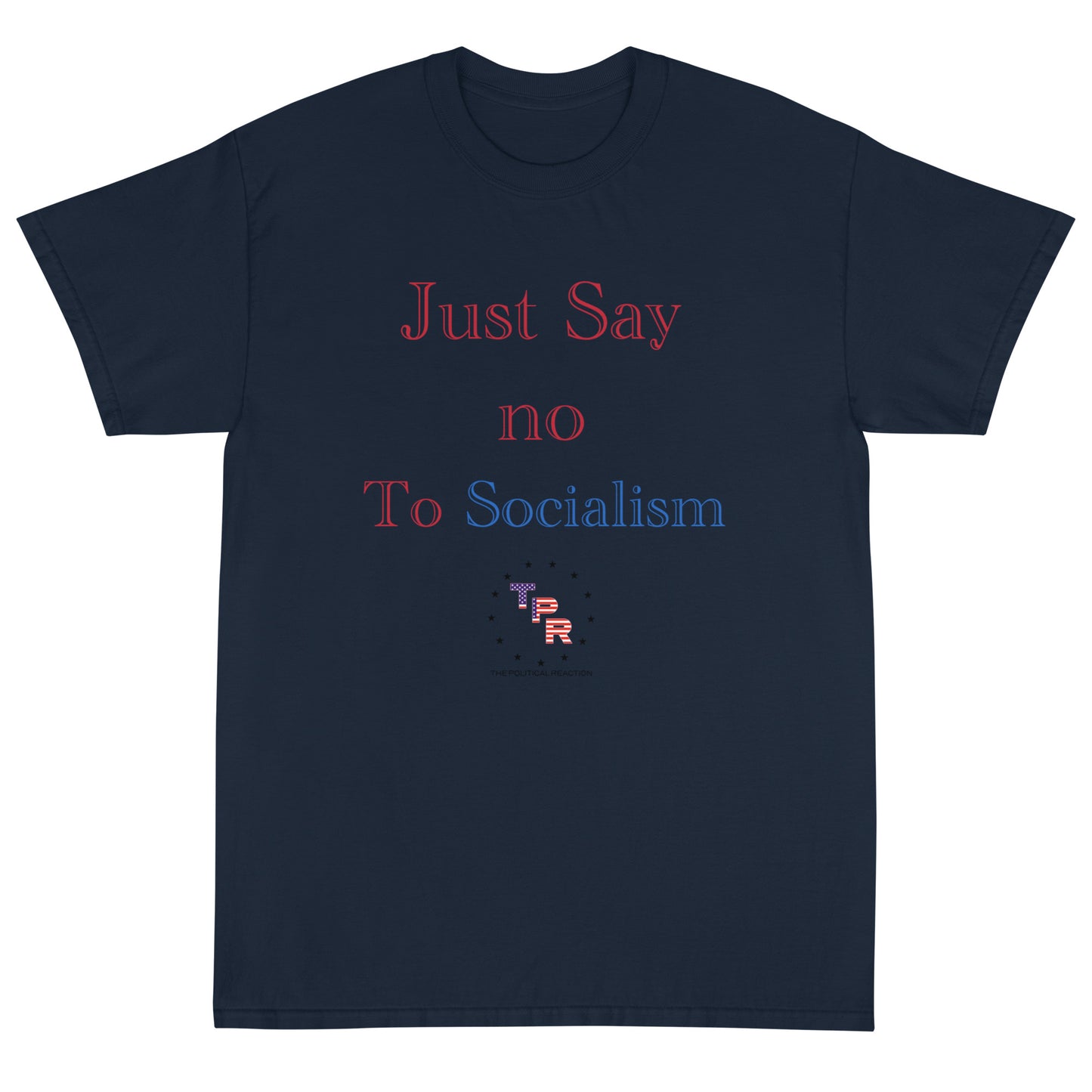 Just-say-no-to-socialism-t-shirt-Navy