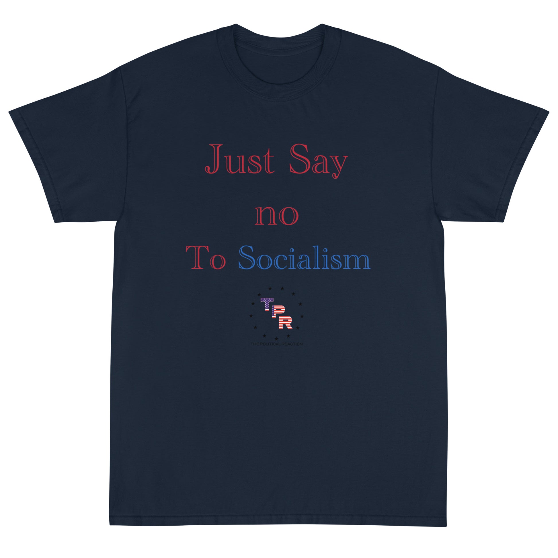 Just-say-no-to-socialism-t-shirt-Navy