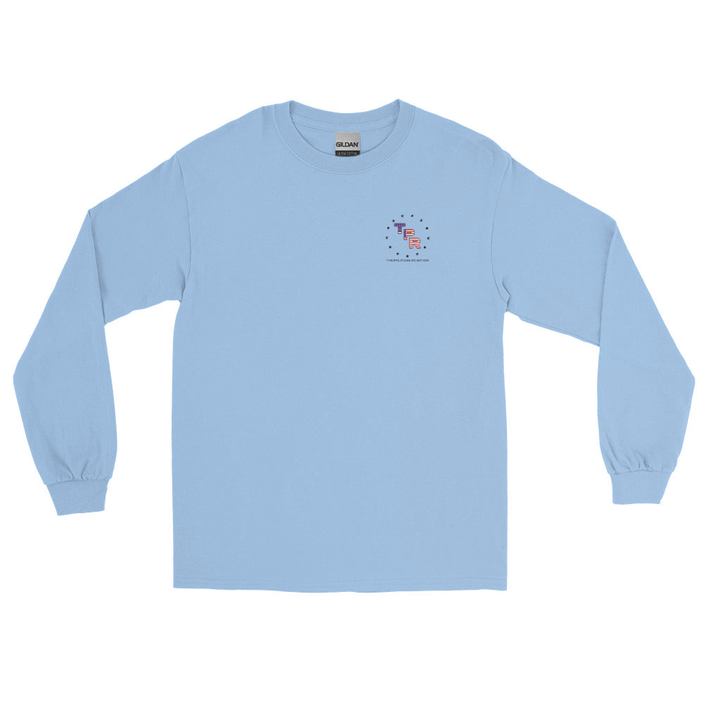 Reaction-1776-not-1619-Longsleeve-shirt-Light-blue-front