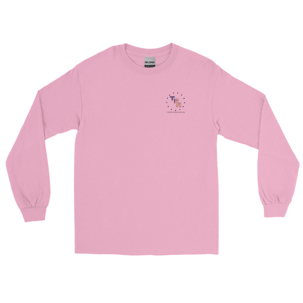 Reaction-1776-not-1619-Longsleeve-shirt-Pink-front