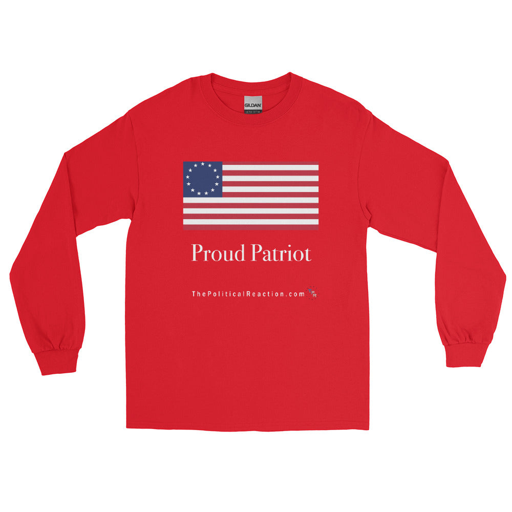 Reaction-original-proud-patriot-long-sleeve-t-shirt-Red-front